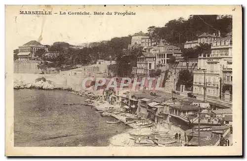 Ansichtskarte AK Marseille La Corniche Baie du Prophete