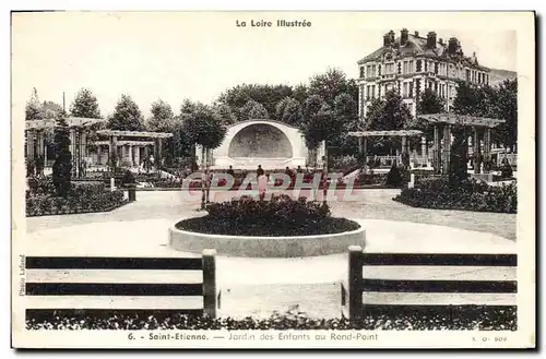 Ansichtskarte AK Saint Etienne Jard des Enfants au Rond Point