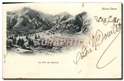 Cartes postales Mont Dore Le pic de Sancy