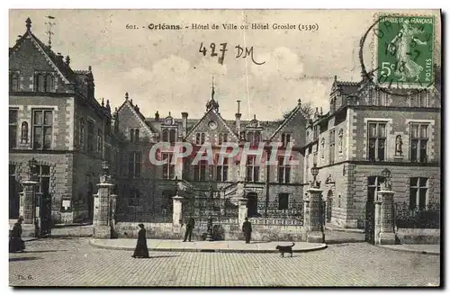 Cartes postales Orleans Hotel de ville ou Hotel Groslot