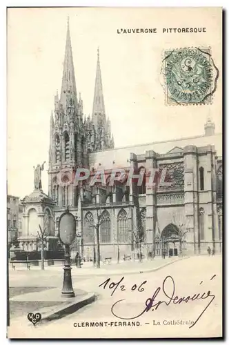 Cartes postales L&#39Auvergne Pittoresque Clermont Ferrand La cathedrale