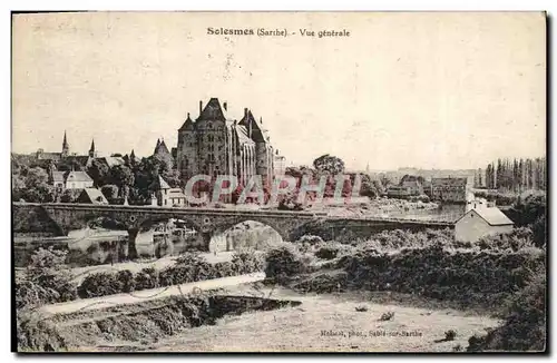 Cartes postales Solesmes Vue Generale