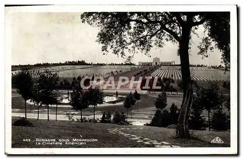 Cartes postales moderne Romagne Sous Monfaucon le cimetiere americain Militaria