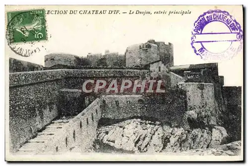 Cartes postales Marseille Chateau D&#39if Le Donjon