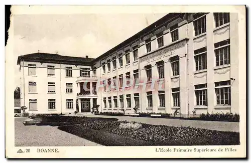 Cartes postales Roanne L&#39Ecole Primaire Superieure de Filles