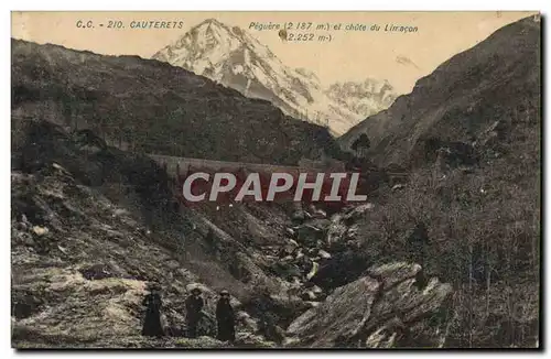 Cartes postales Cauterets Peguere et chute du Limacon