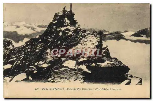 Cartes postales Cauterets Cime du Pic Chanchou