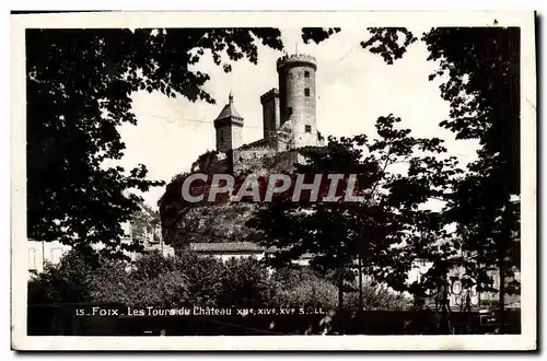 Cartes postales Foix Les Tours du Chateau