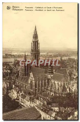 Ansichtskarte AK Anvers Panorama Cathedrale et Coude d&#39Austruweel