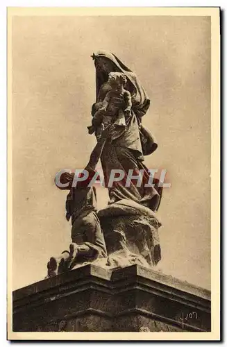 Cartes postales Pointe Du Raz De Sein Statue de Notre Dame des Naufrages Godebsky