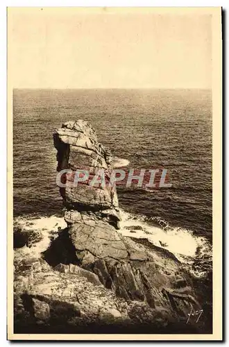 Ansichtskarte AK Pointe Du Raz De Sein La Baie des Trepasses Le menhir