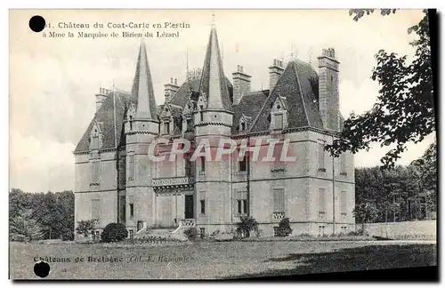 Cartes postales Chateau du Coat Caric en Plestin