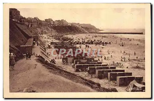 Ansichtskarte AK Le Portel La Plage et la Painte d&#39Alprecht