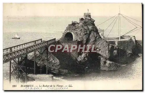 Cartes postales Biarritz Le Rocher de la Vierge