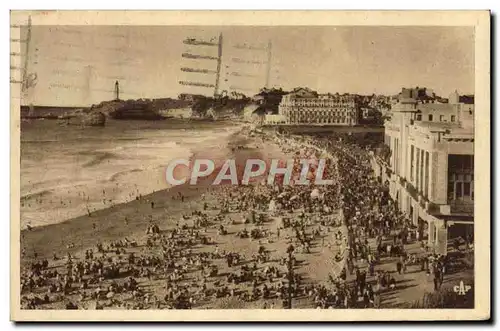 Cartes postales Biarritz La Grande Plage