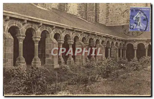 Ansichtskarte AK Seminaire des PP du St Esprit Abbaye Blanche Mortain Le vieux cloitre Exterieur