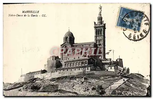 Cartes postales Marseille Notre Dame De La Garde