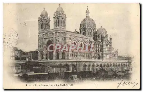 Cartes postales Marseille La Cathedrale