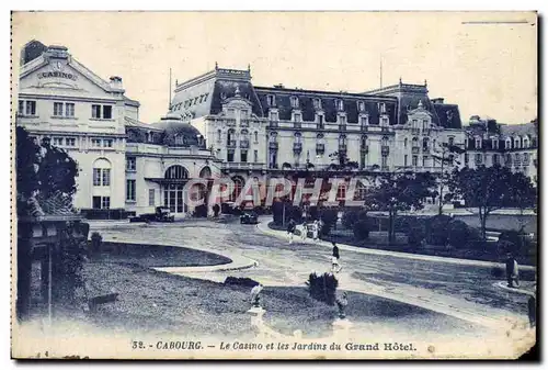 Cartes postales Cabourg Le Castino Et Les Jardins Du Grand Hotel