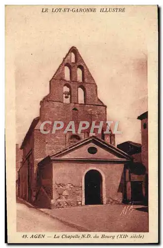 Cartes postales Agen La Chapelle ND du Bourg