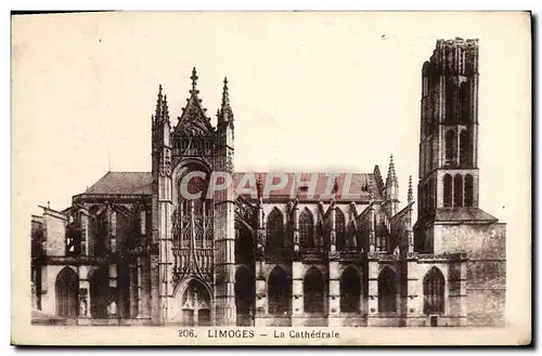 Cartes postales Limoges La Cathedrale