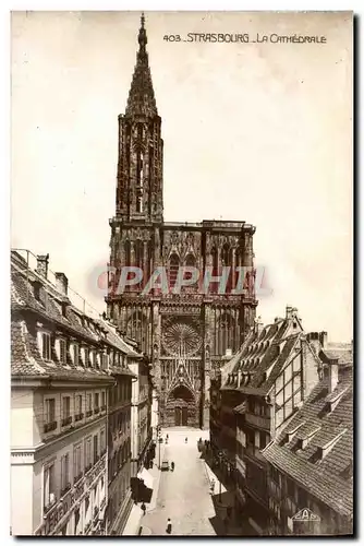 Cartes postales Strasbourg La Cathedrale