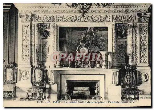 Cartes postales Pau Le Grand Salon de Reception Pendule Louis XIV