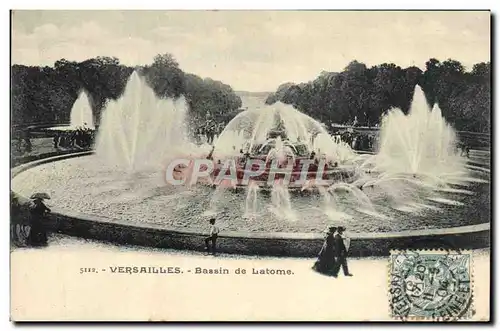 Cartes postales Versailles Bassin de Latome Latone