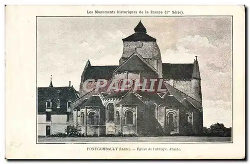 Cartes postales Fontgombault Eglise de l'abbaye Abside