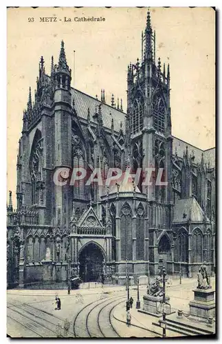 Cartes postales Metz La Cathedrale