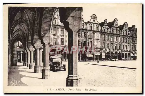 Cartes postales Arras Petite Place Automobile