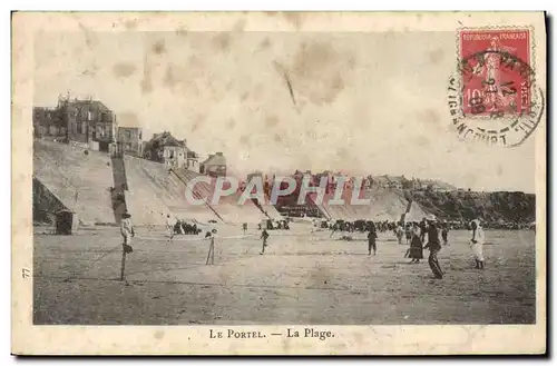 Cartes postales Le Portel La Plage Tennis