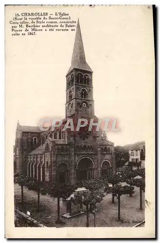 Cartes postales Charolles L&#39Eglise