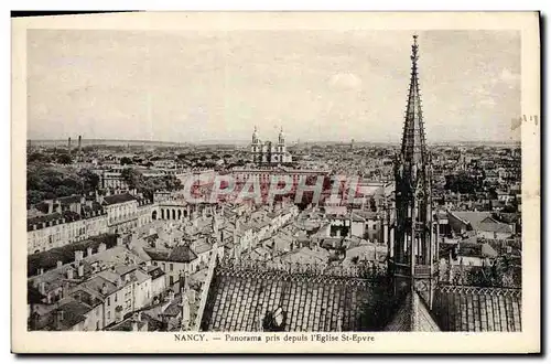 Cartes postales Nancy Panorama pris depuis l&#39Eglise St Epvre