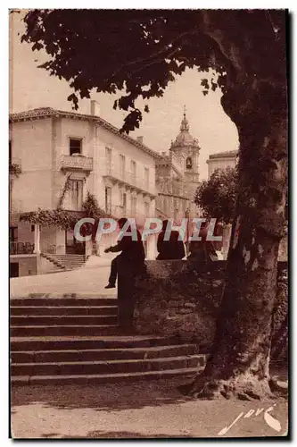 Cartes postales Fontarabie Le clocher et le port de Sainte Marie