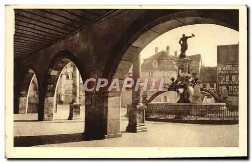 Cartes postales Colmar Fontaine Schwendi