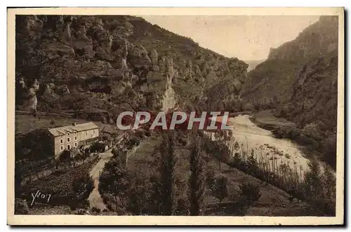 Ansichtskarte AK Gorges du Tarn Vue prise de l&#39Ermitage de St Hilaire