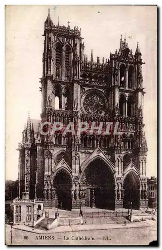 Cartes postales Amiens La Cathedrale