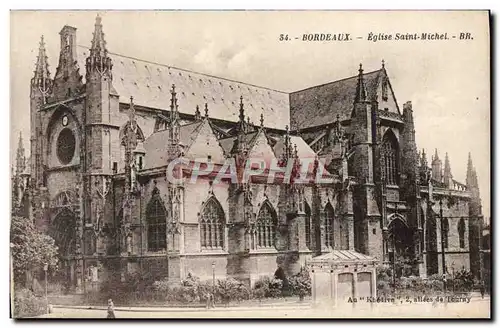 Cartes postales Bordeaux Eglise Saint Michel