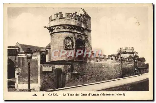 Cartes postales Caen La Tour des Gens d'Armes
