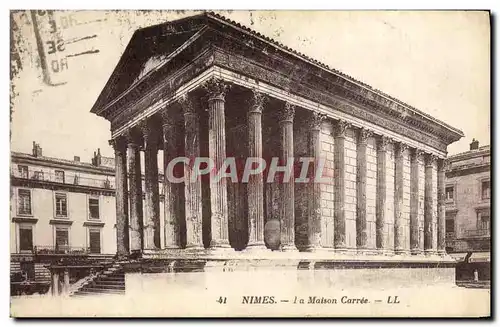 Ansichtskarte AK Nimes La Maison Carree