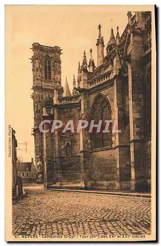 Cartes postales Nevers Cathedrale St Cyr Tour