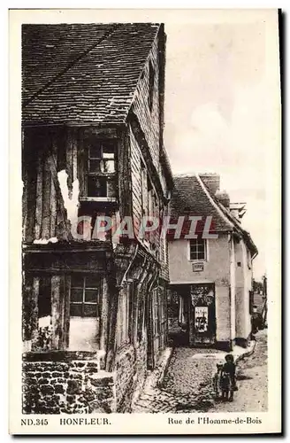 Cartes postales Honfleur Rue de l&#39Homme de Bois