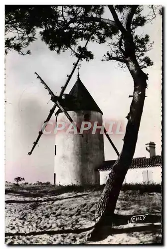 Moderne Karte Ile de Noirmoutier Le Moulin de la Bosse