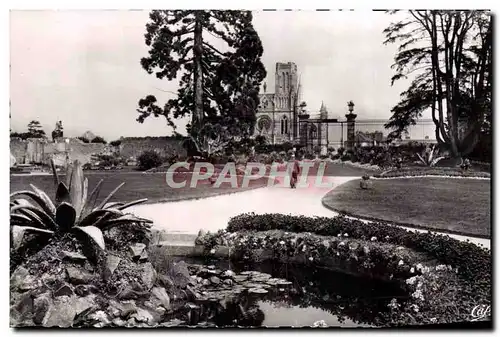 Moderne Karte Avranches Le jardin des plantes et l&#39eglise Notre Dame des Champs