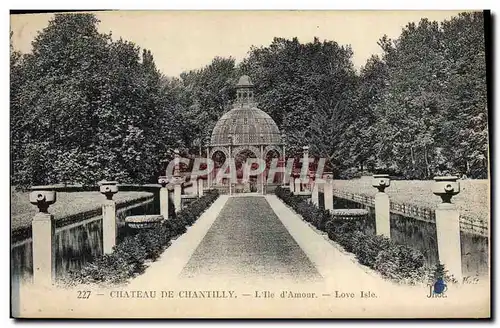 Ansichtskarte AK Ch�teau de Chantilly L&#39ile d&#39amour