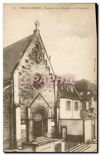 Cartes postales Paray le Monial Exterieur de la Chapelle de La Visitation