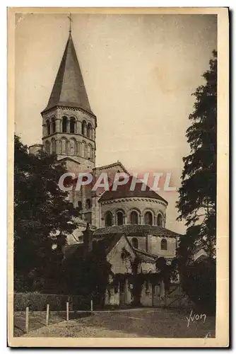 Cartes postales Paray Le Monial La Basilique Vue Des Jardins