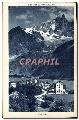 Cartes postales Chamonix Mont Blanc Les Pratz