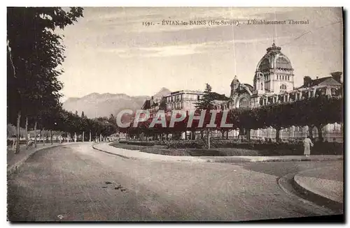 Cartes postales Evian Les Bains L&#39etablissement thermal